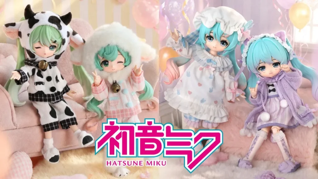 Miku x Blokees Sweet Dreams Party Figures Main
