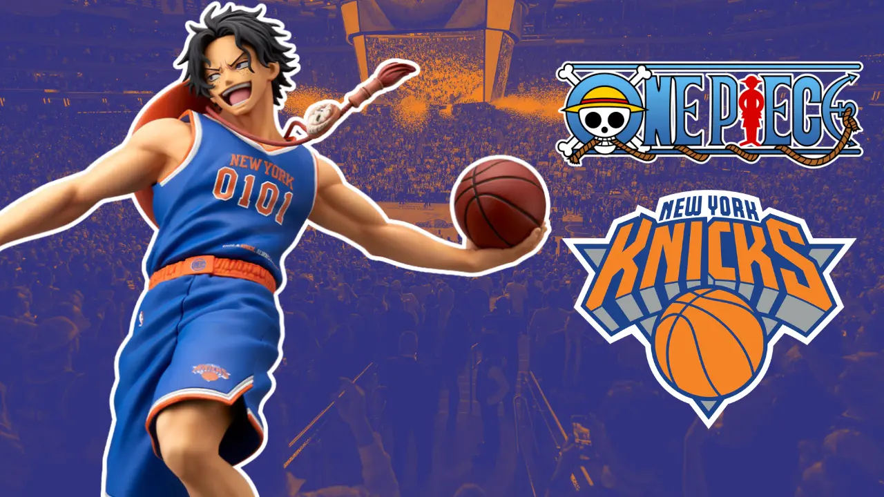 One Piece's Ace x New York Knicks NBA Collab Figure Opens for Pre