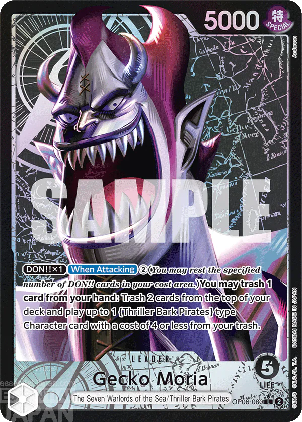 OP06 080 gecko moria one piece card game 2