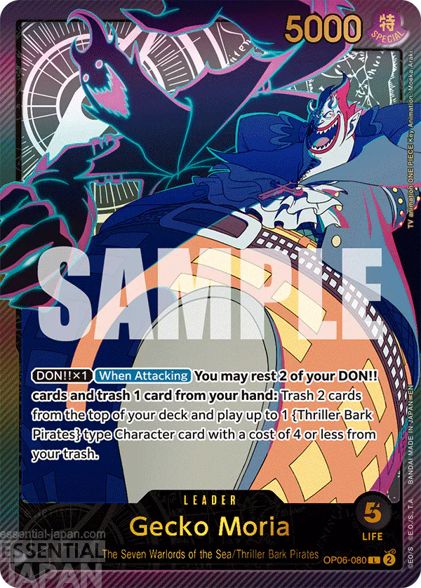 OP06 080 gecko moria one piece card game 3