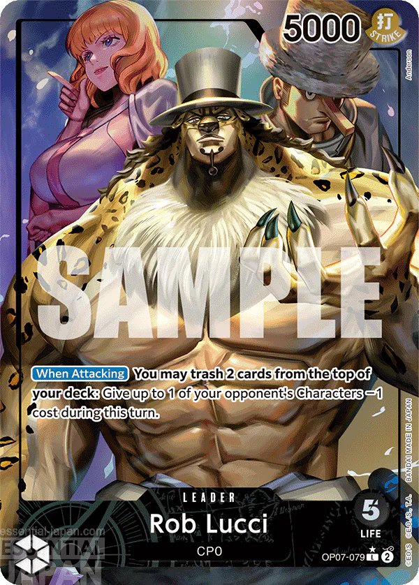 OP07 079 rob lucci one piece card game 2