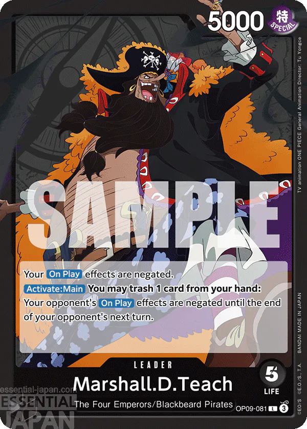 OP09 081 marshall d teach one piece card game 1