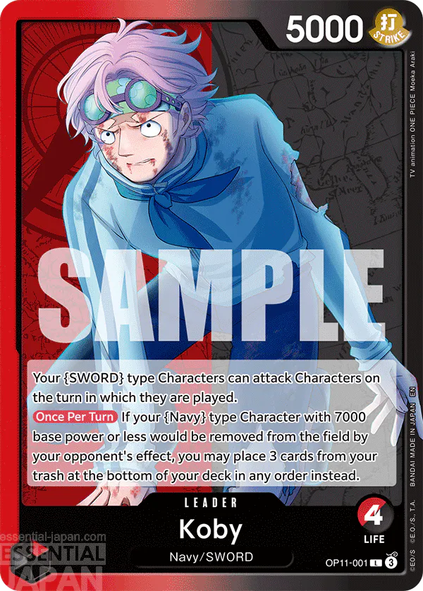 OP11 001 koby one piece card game 1