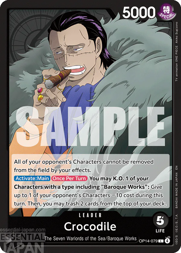 OP14 079 crocodile one piece card game 1