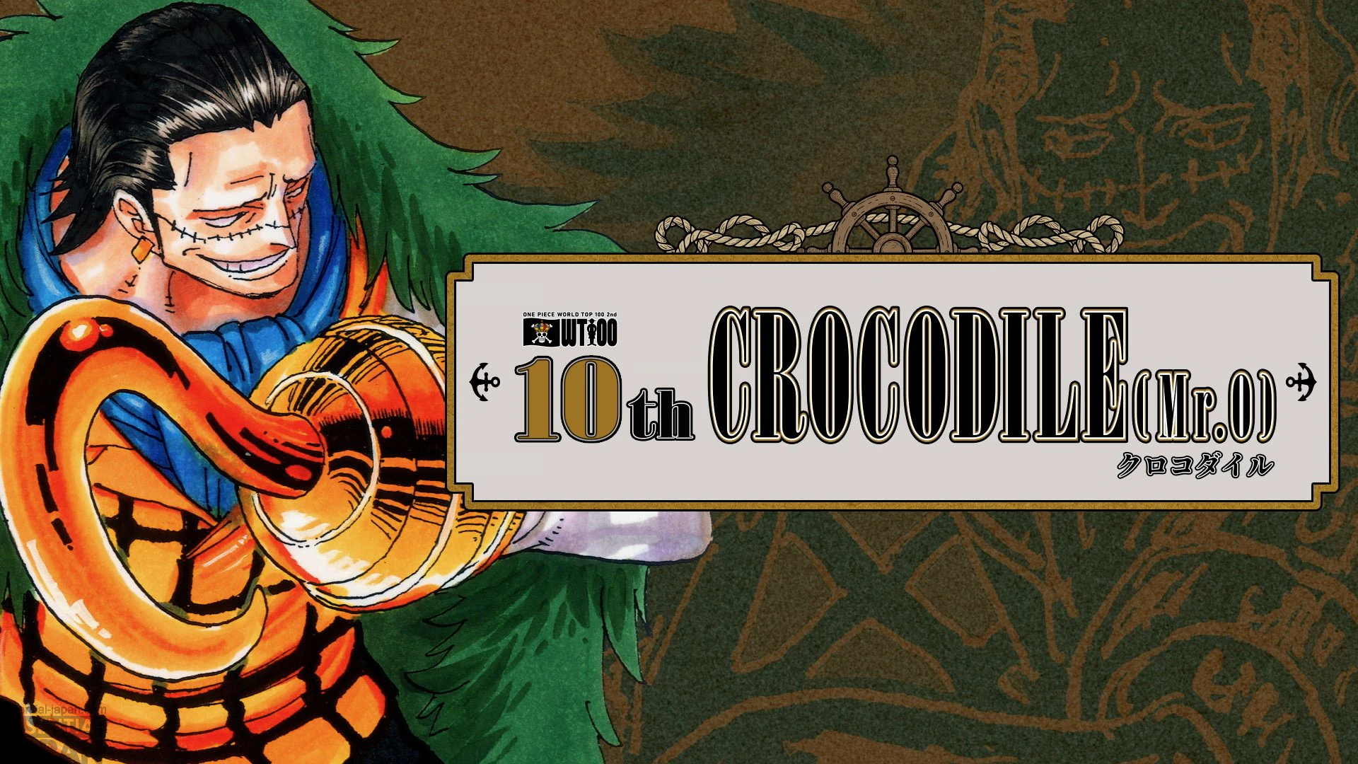 One Piece 2nd WORLD TOP 100 character popularity poll 11