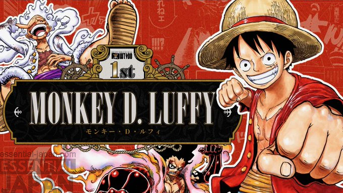 One Piece 2nd WORLD TOP 100 character popularity poll 2