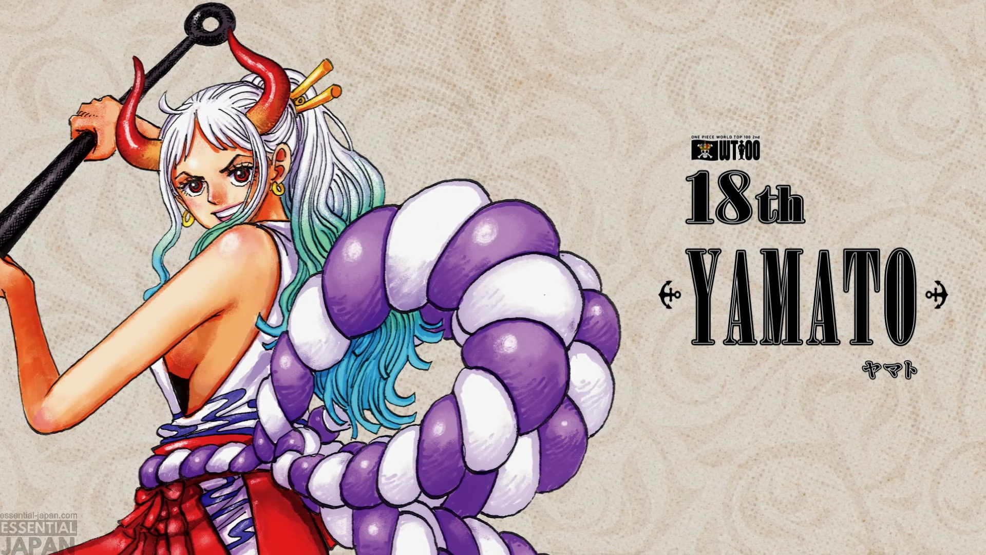 One Piece 2nd WORLD TOP 100 character popularity poll 20