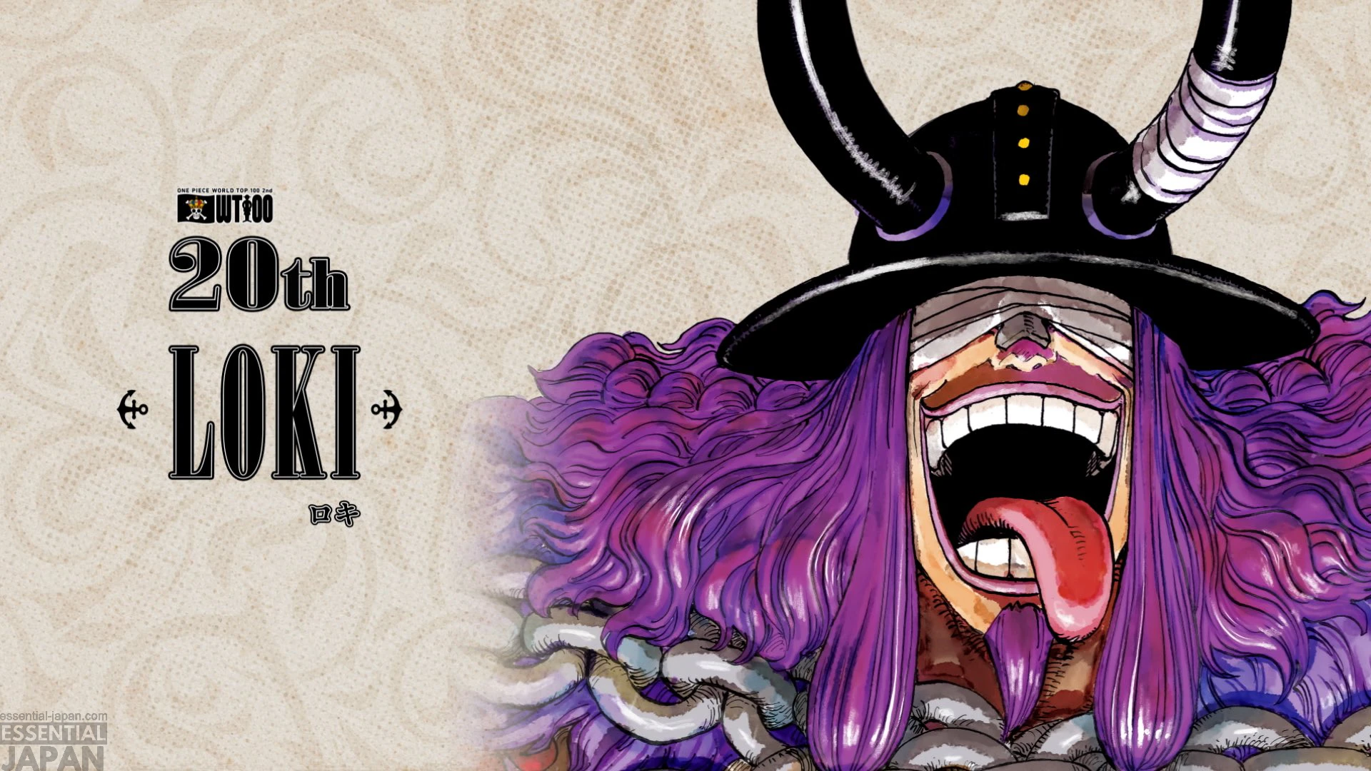 One Piece 2nd WORLD TOP 100 character popularity poll 22