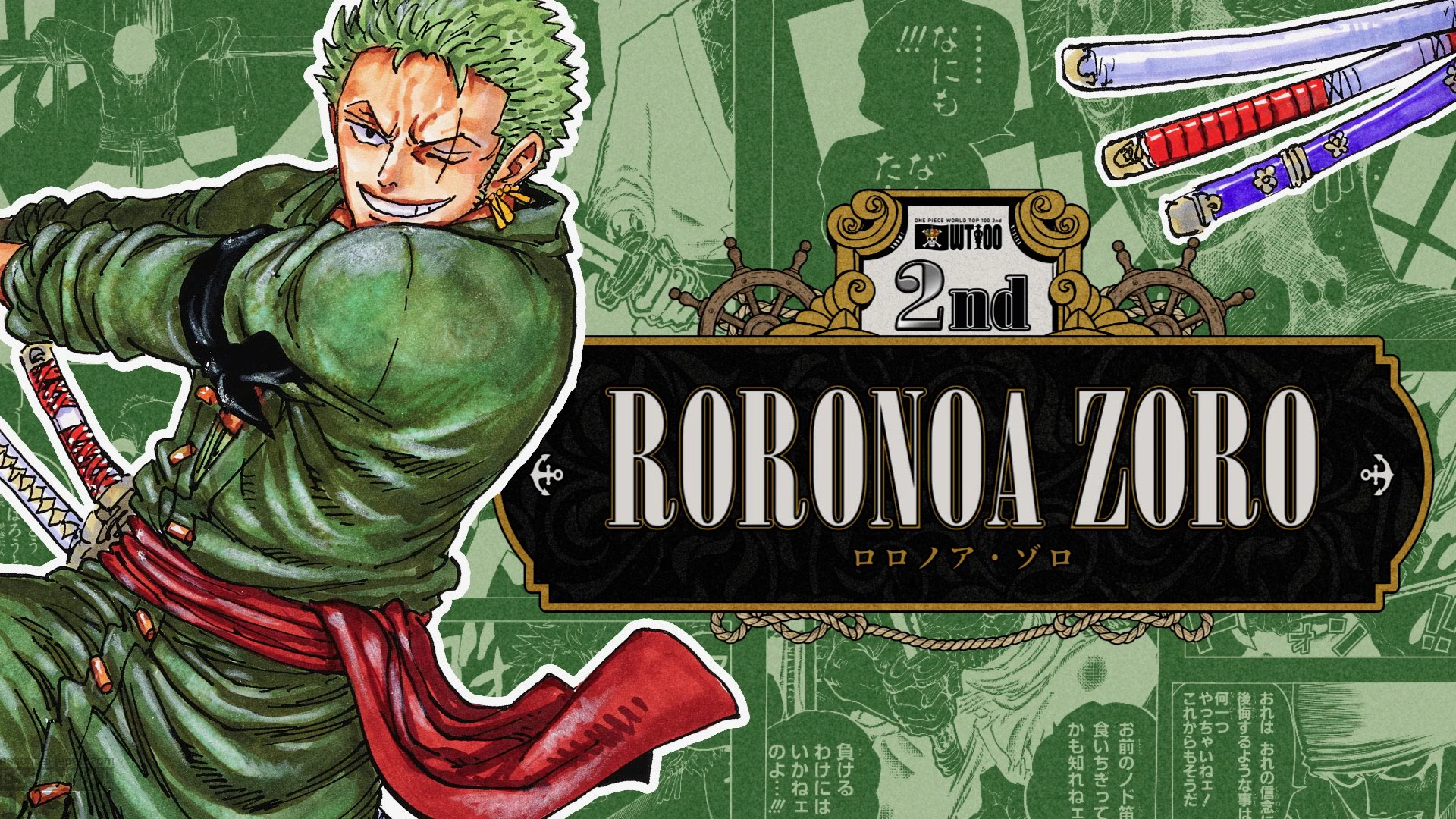 One Piece 2nd WORLD TOP 100 character popularity poll 3