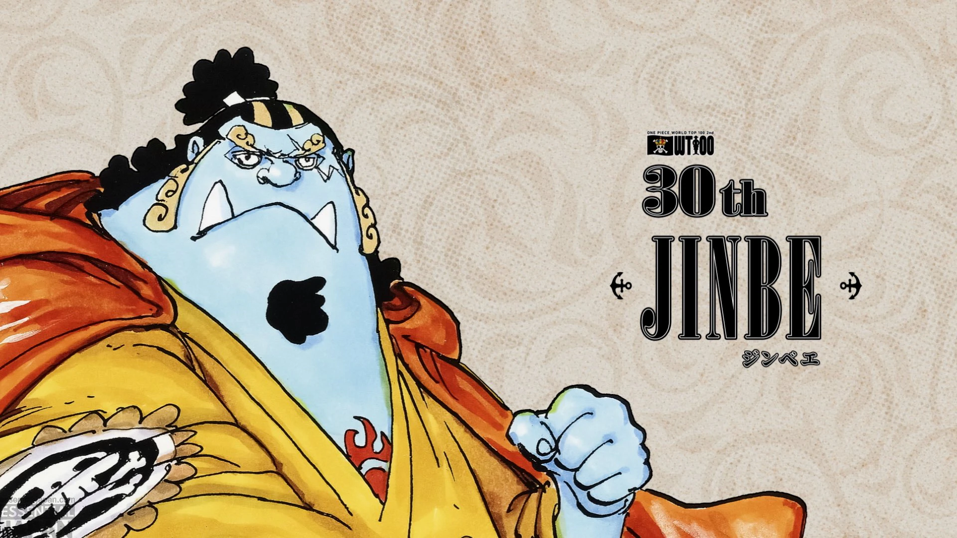 One Piece 2nd WORLD TOP 100 character popularity poll 32