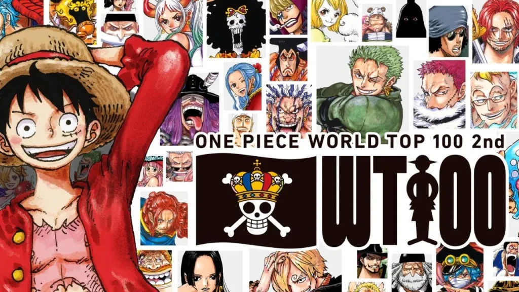 One Piece 2nd WORLD TOP 100 character popularity poll Main