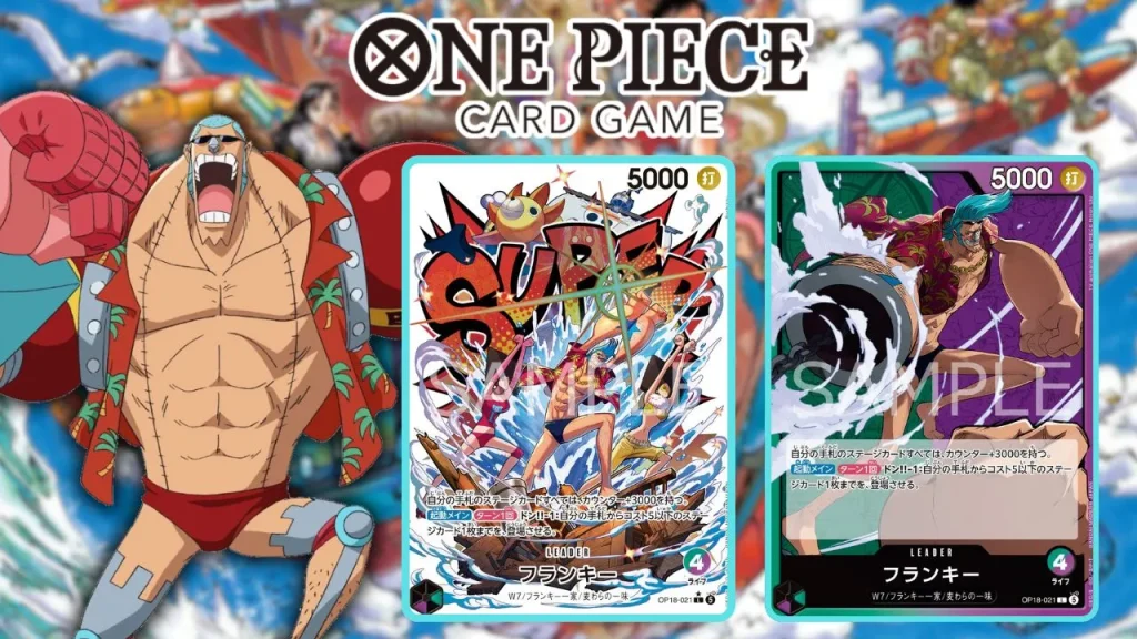 One PieceCard Game Franky Leader Card