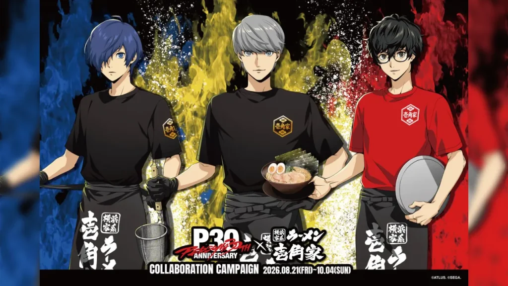 Persona Announces 30th Anniversary Ramen Collab 0
