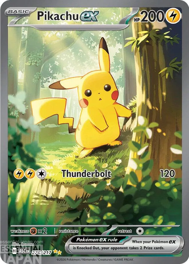 Pikachu ex (Ascended Heroes 276217) 1