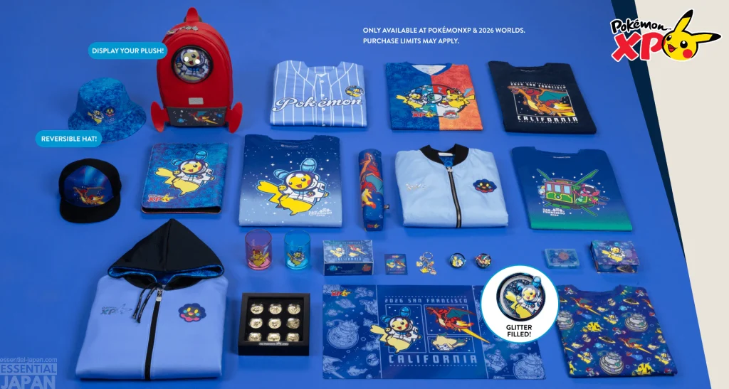 Pokémon Center Merch Lineup for World Championships 2026 and PokémonXP 4