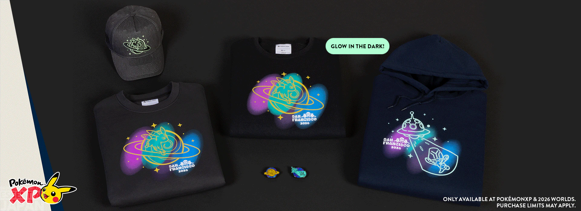 Pokémon Center Merch Lineup for World Championships 2026 and PokémonXP 5