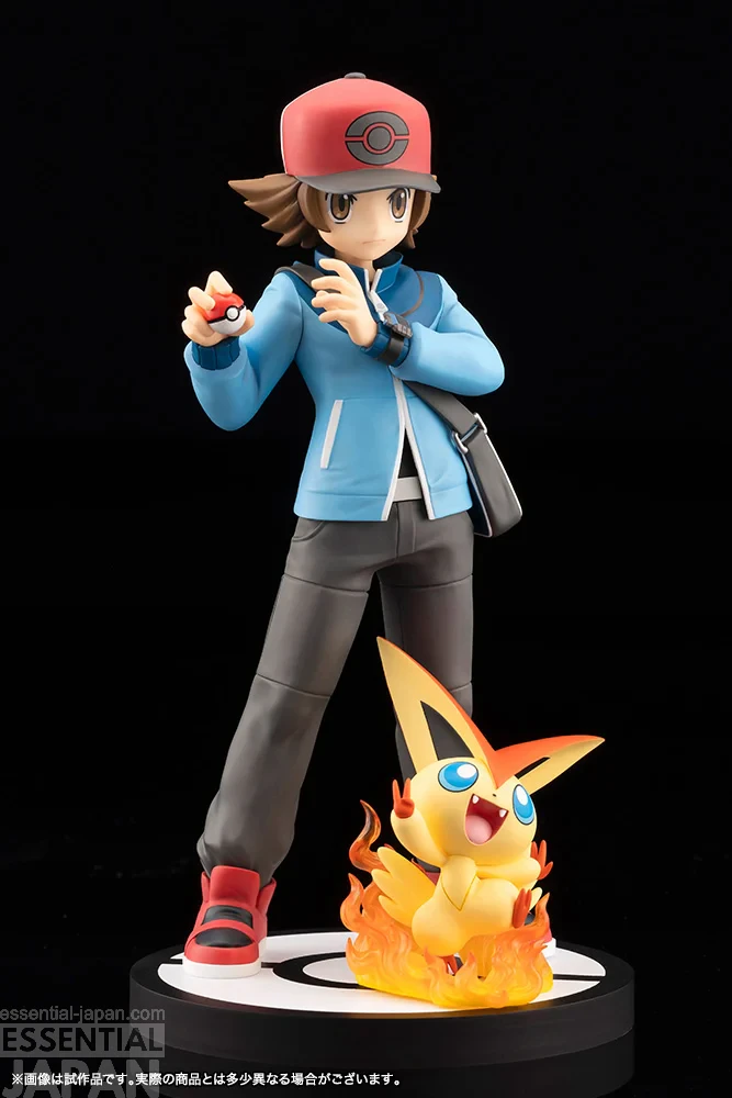 Pokémon Hilbert & Victini Kotobukiya ARTFX J Figure 2