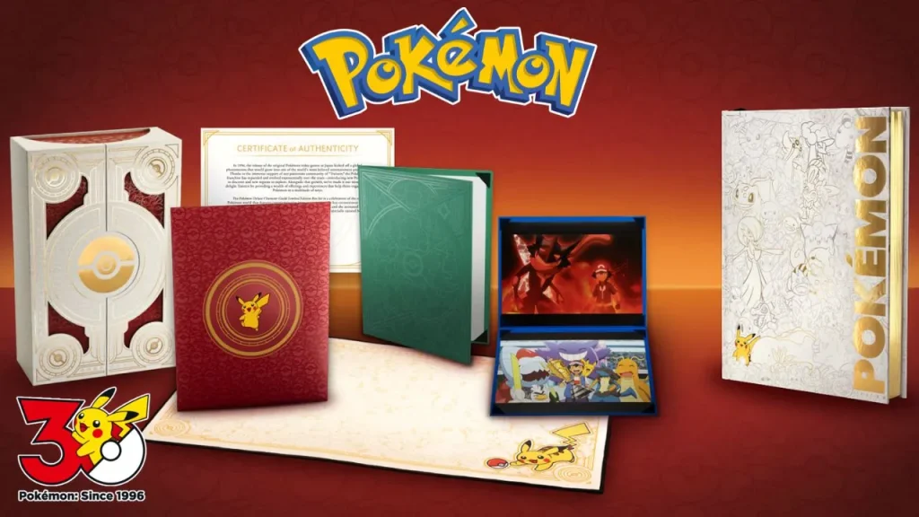 Pokémon Limited Edition 30th Anniversary Deluxe Character Guide Main