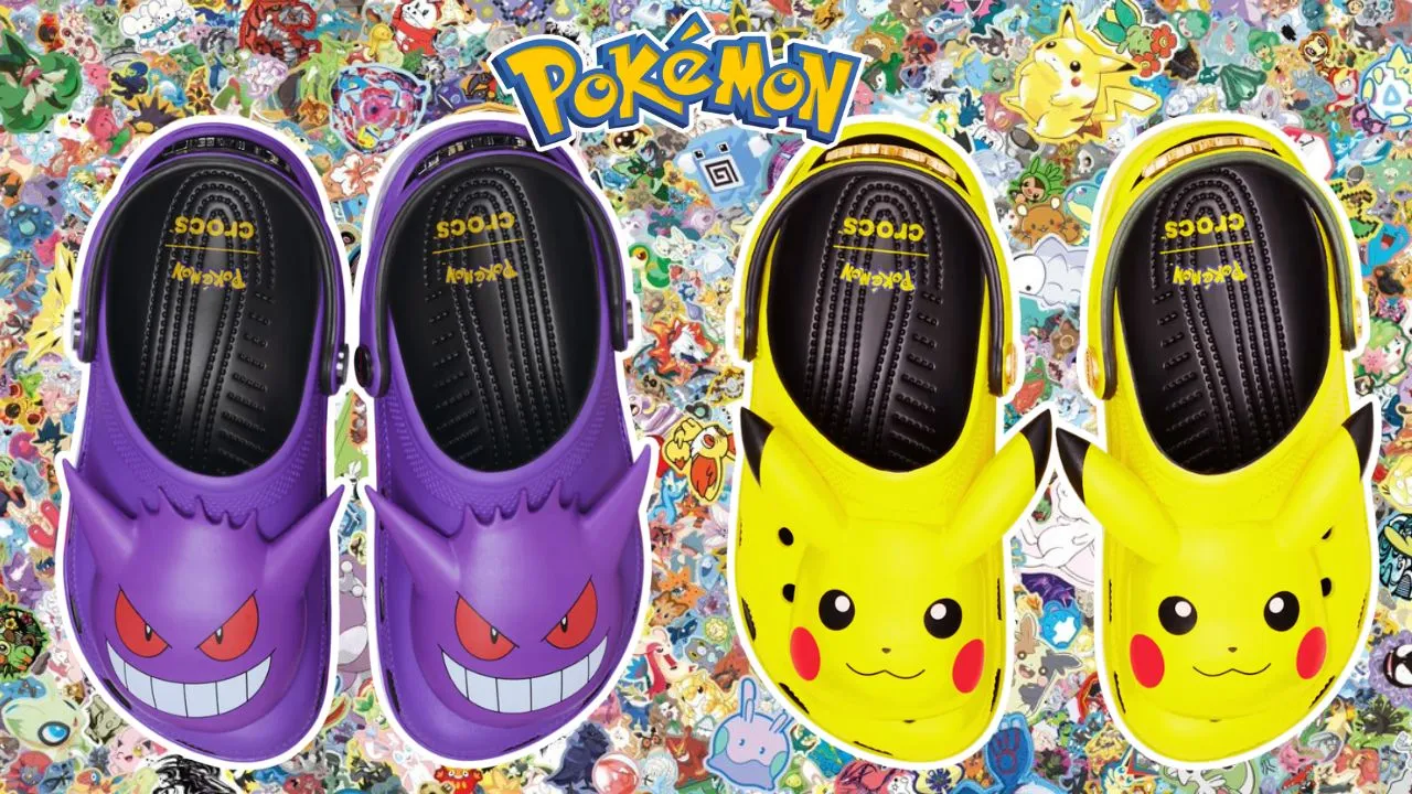 Pokémon x Crocs Pikachu, Gengar & Jigglypuff 30th Anniversary Clogs