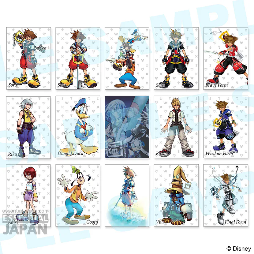 SE Kingdom Hearts Art Museum Trading Cards1