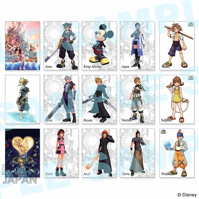SE Kingdom Hearts Art Museum Trading Cards2