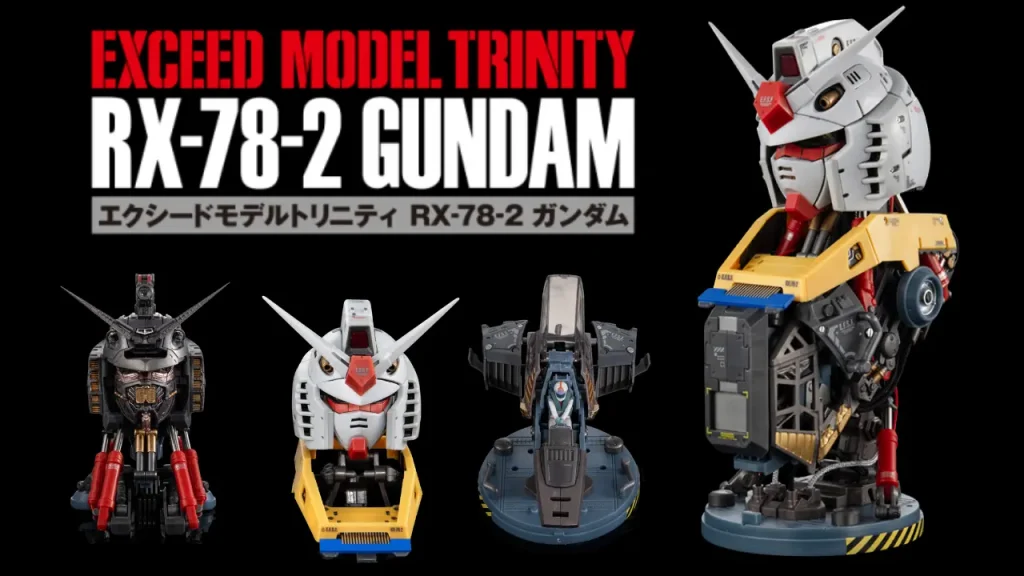 SOLD OUT EXCEED MODEL TRINITY RX 78 2 GUNDAM 00