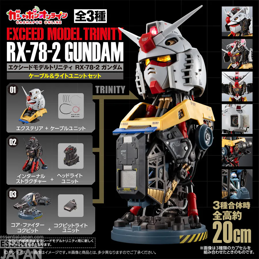 SOLD OUT EXCEED MODEL TRINITY RX 78 2 GUNDAM 1