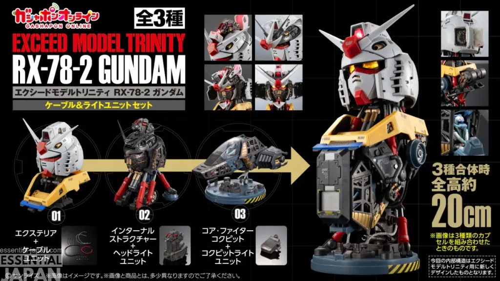 SOLD OUT EXCEED MODEL TRINITY RX 78 2 GUNDAM 5