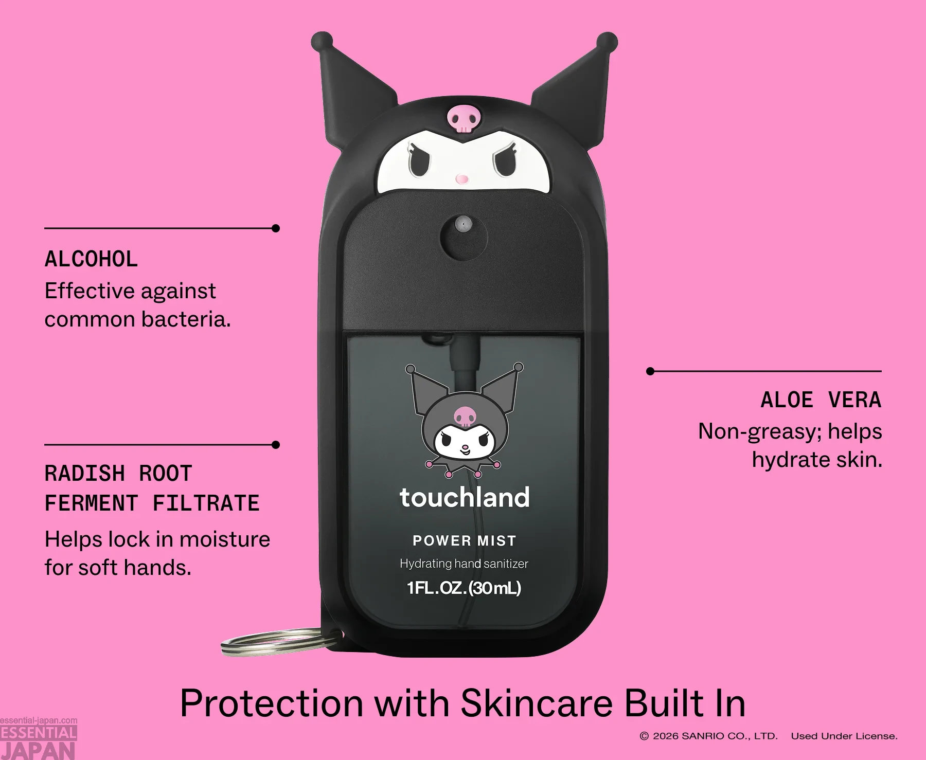 Sanrio x Touchland Kuromi Hand Sanitizer 6