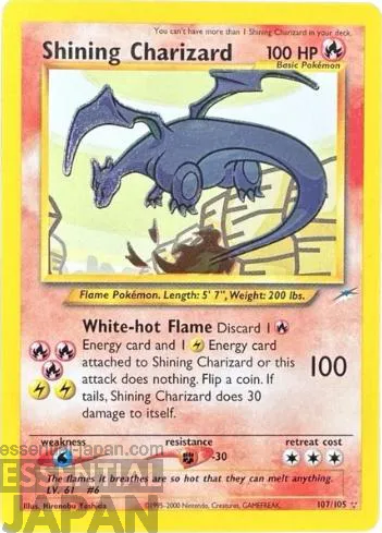 Shining Charizard Neo Destiny