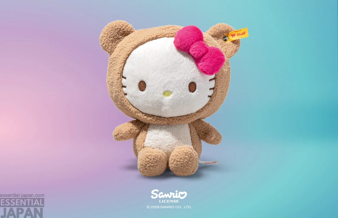 ぬいぐるみ Steiff Hello Kitty Japan Festival Bear Steiff and Sanrio Release Adorable New Hello Kitty Collab Collection