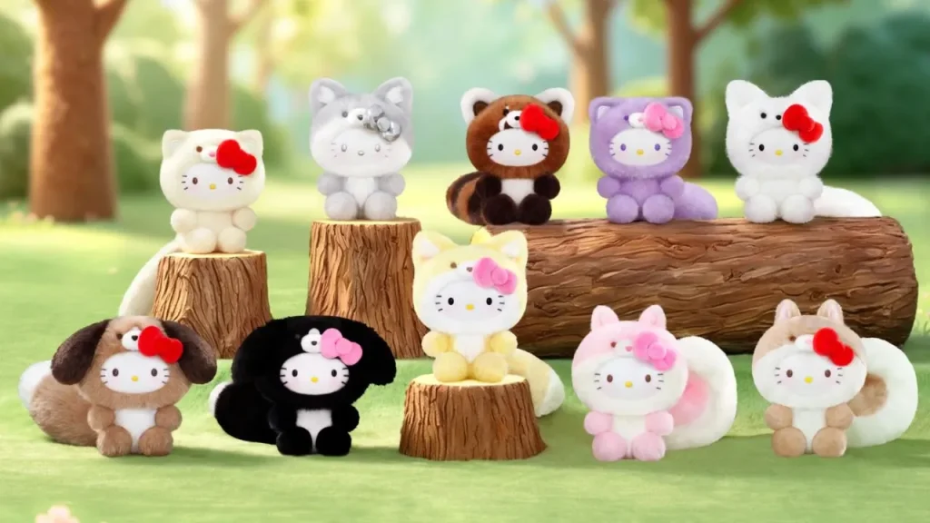 Top Toy Hello Kitty Healing Forest Series Plush Pendant Main