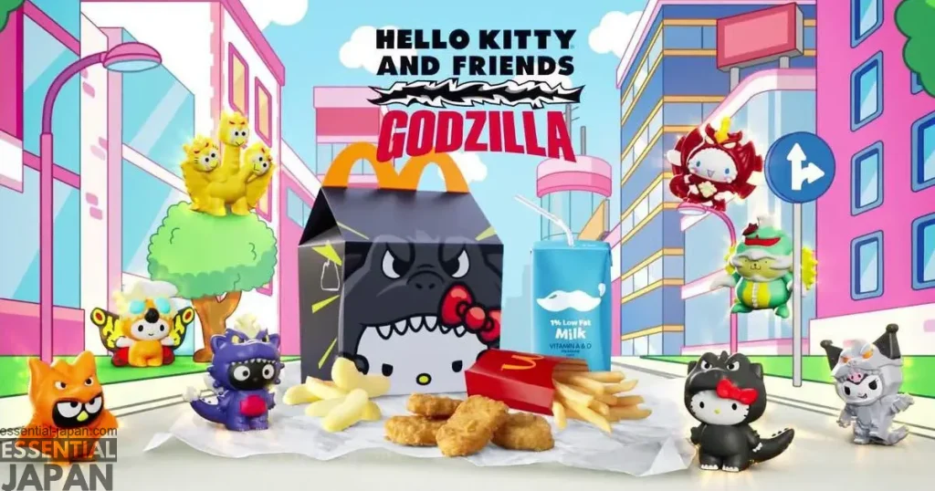 godzilla x hello kitty mcdonalds sanrio 3