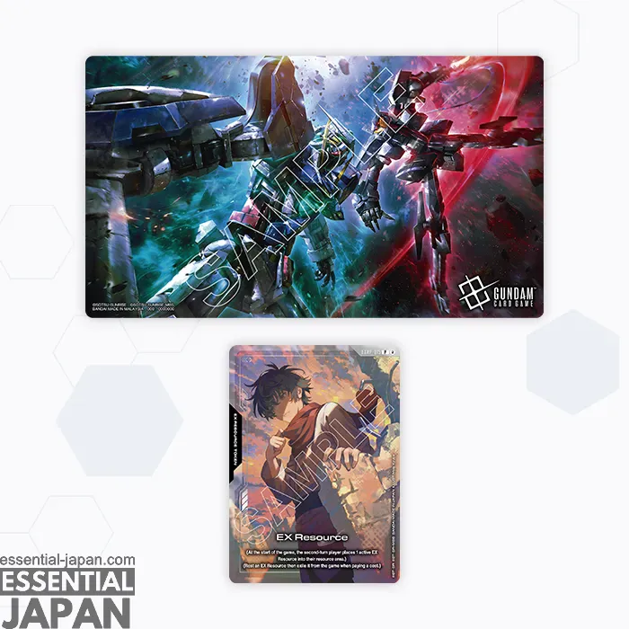 gundam card game Official Playmat & Card Set Mobile Suit Gundam 00