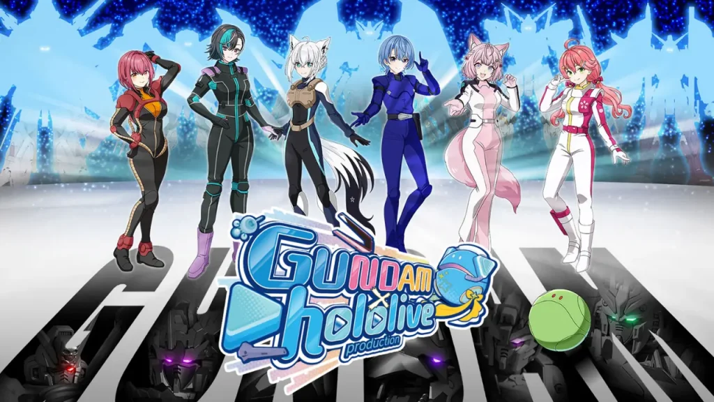 gundam hololive with logo