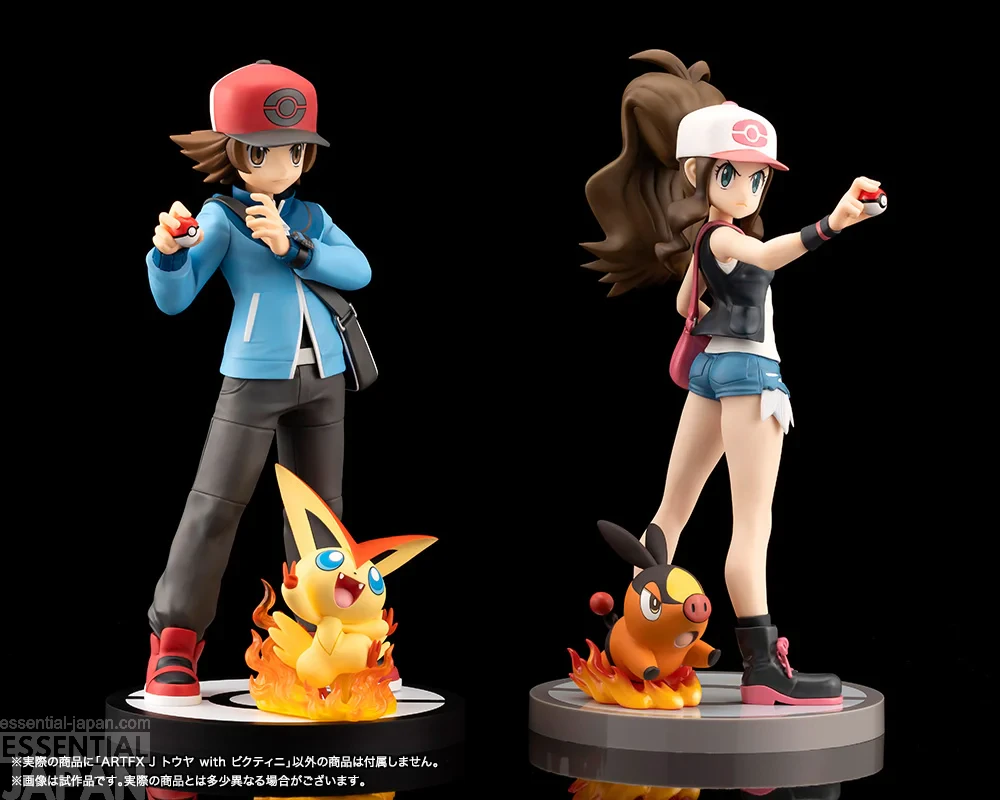 Pokémon Hilbert & Victini Kotobukiya ARTFX J Figure 13