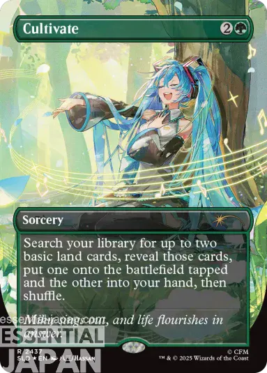 magic the gathering hatsune miku secret lair deck 12