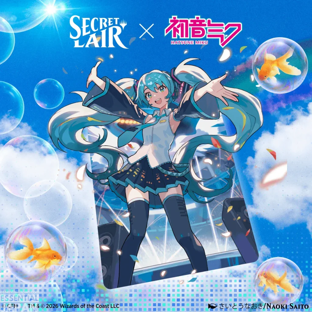 magic the gathering hatsune miku secret lair deck 2