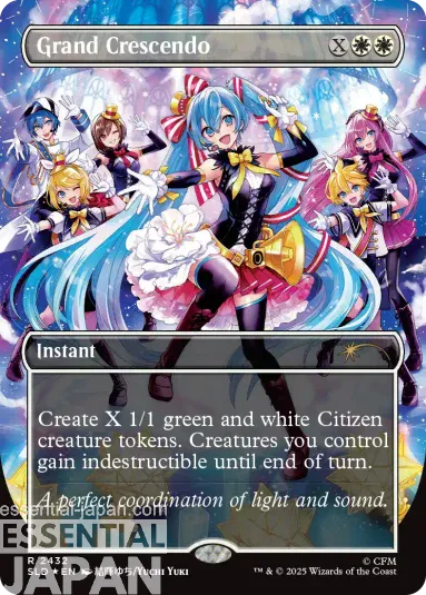 magic the gathering hatsune miku secret lair deck 4