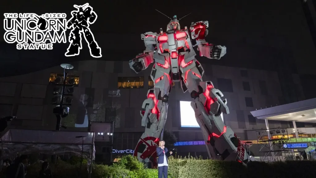 odaiba unicorn gundam statue farewell live stream 0
