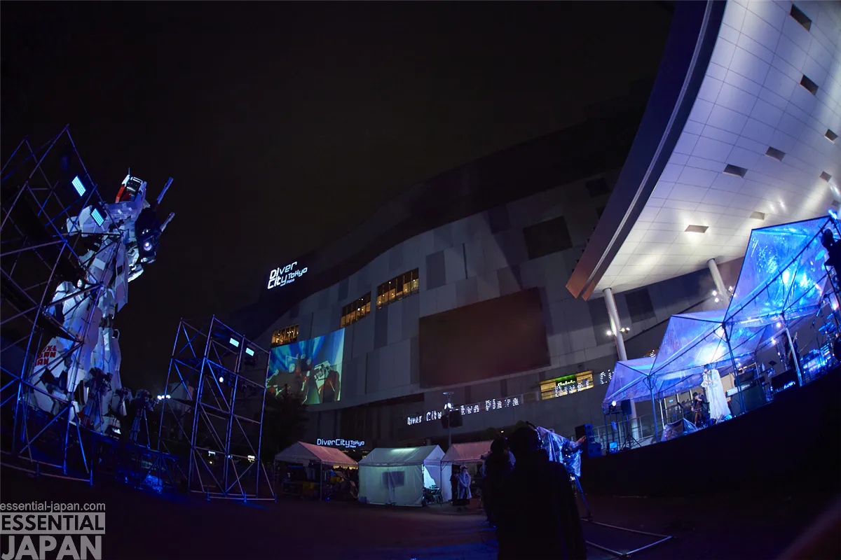 odaiba unicorn gundam statue farewell live stream 2