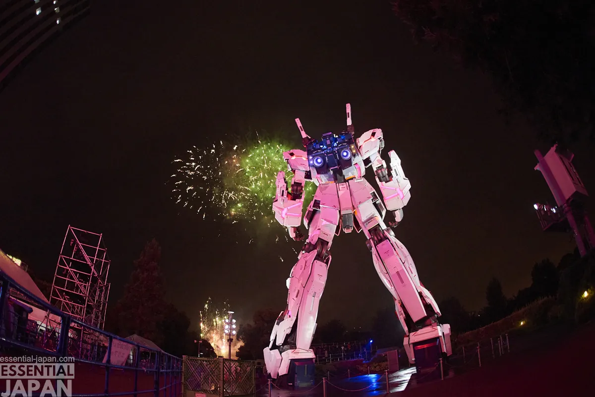 odaiba unicorn gundam statue farewell live stream 4