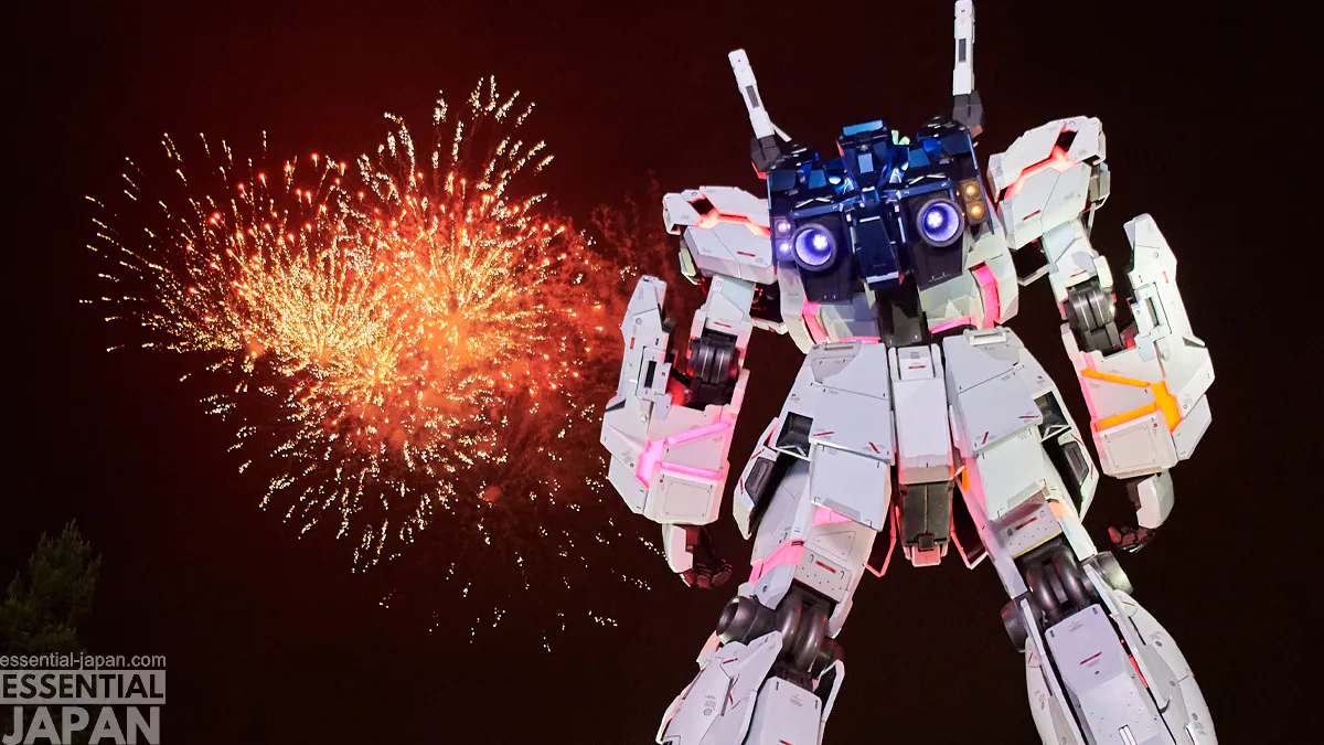 odaiba unicorn gundam statue farewell live stream 5