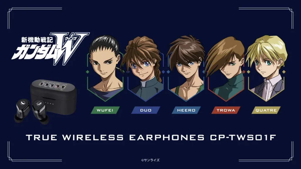 onkyo gundam wing earbuds 7