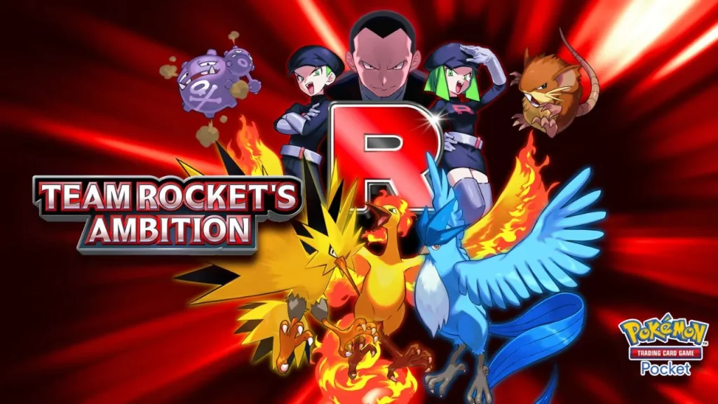 Pokémon TCG Pocket Team Rocket's Ambition expansion Main