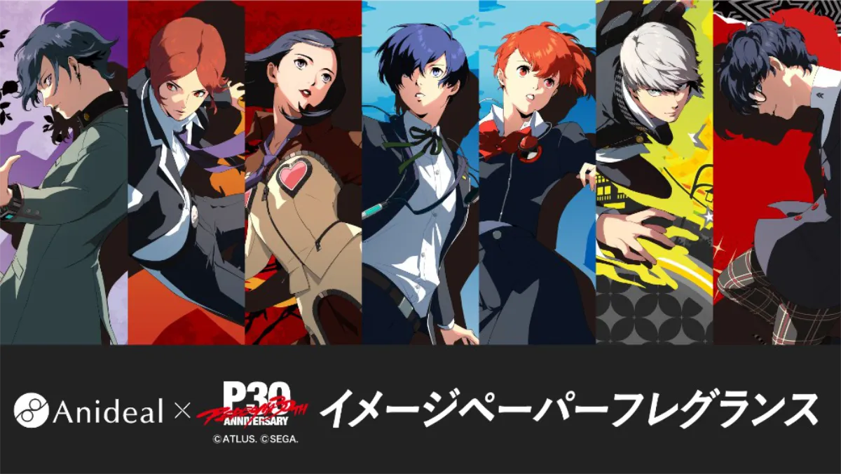 persona 30th paper fragrance collection 1