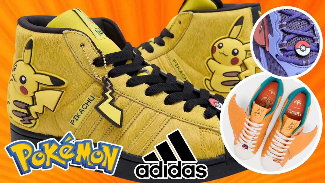 pokemon adidas 30 collab sneakers