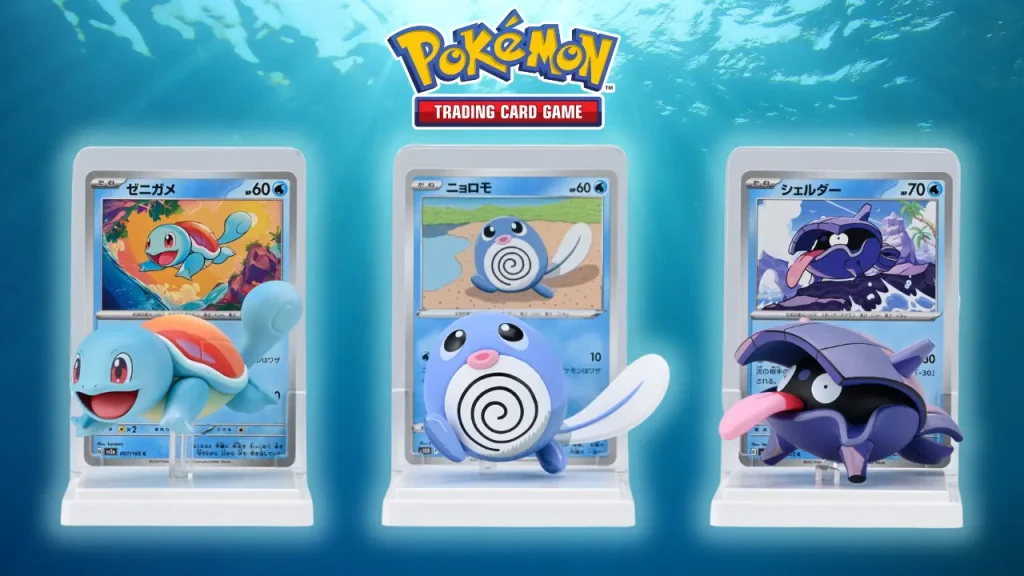 pokemon water types tcg figure japan 0