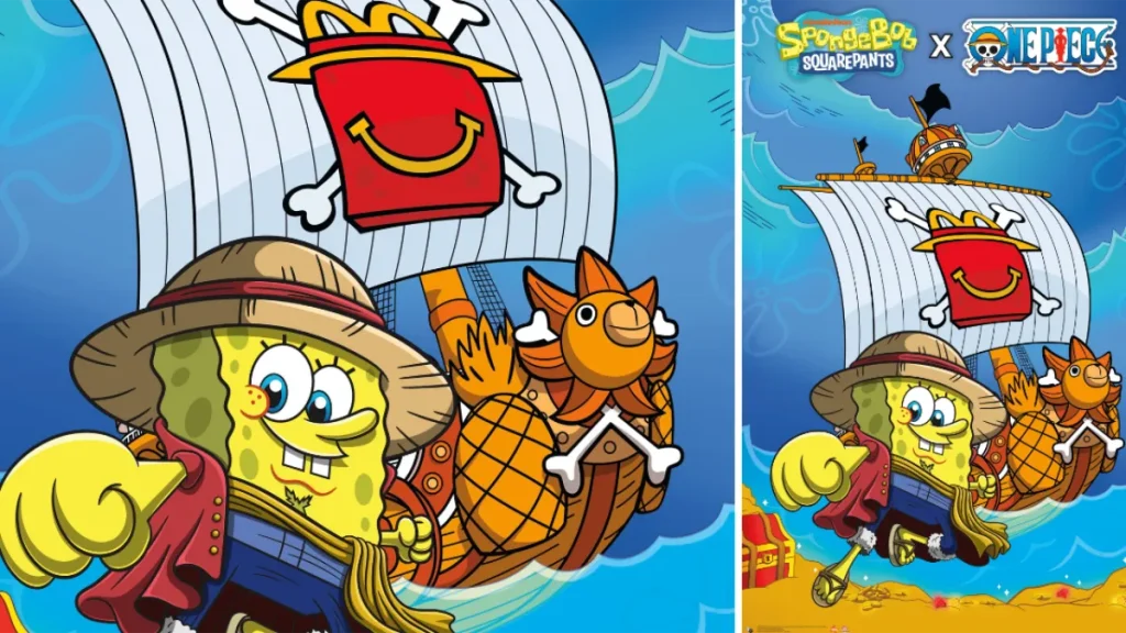 spongebob one piece mcdonalds collab 0