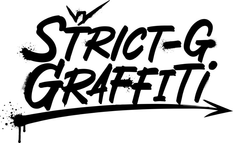 strict g graffiti logo